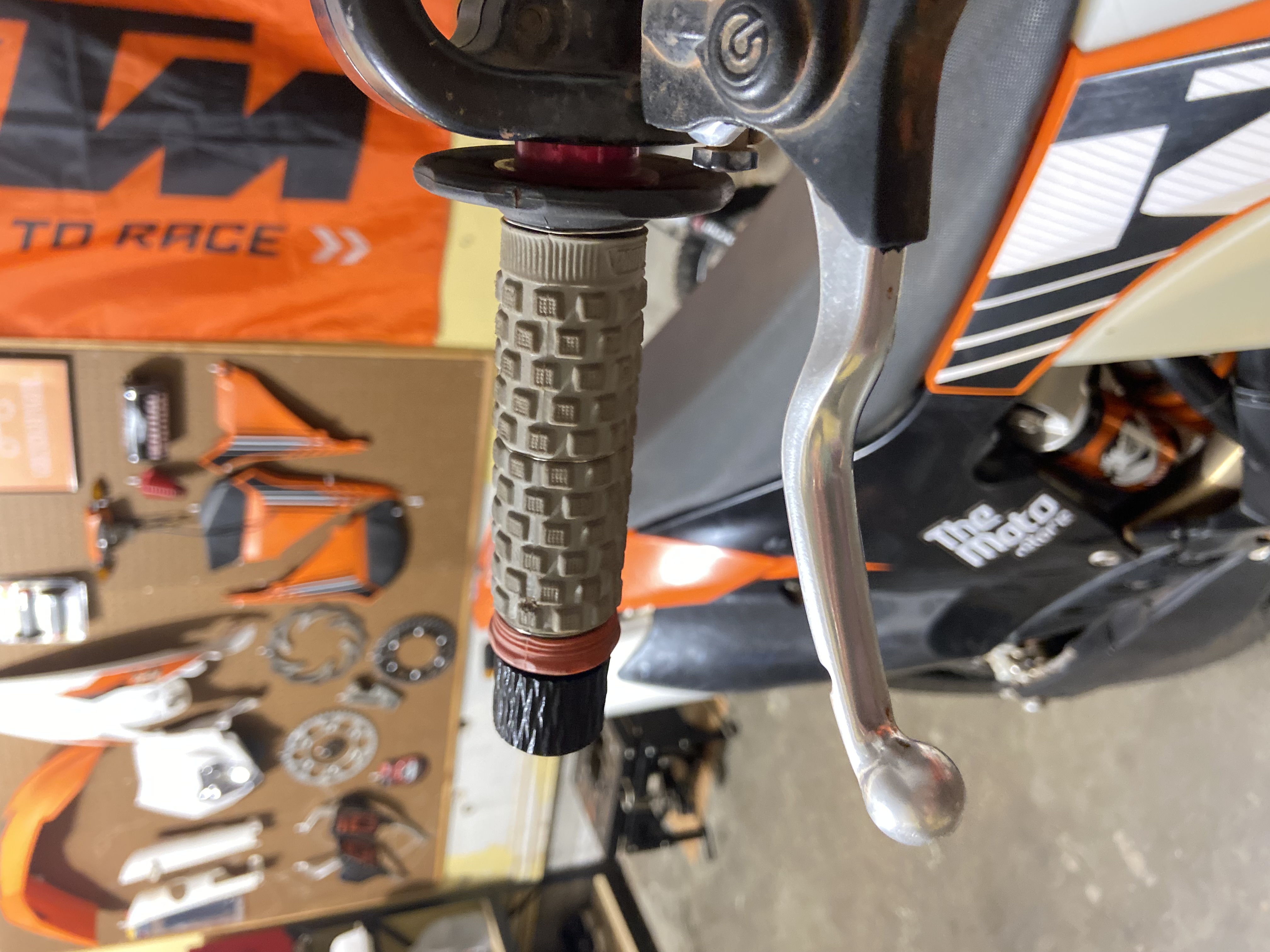 Supermoto Bar Ends (Tapped Bars)