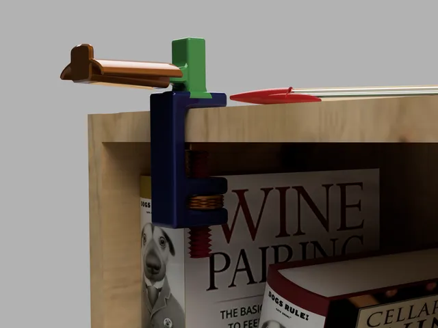 C-Clamp style headphone holder.