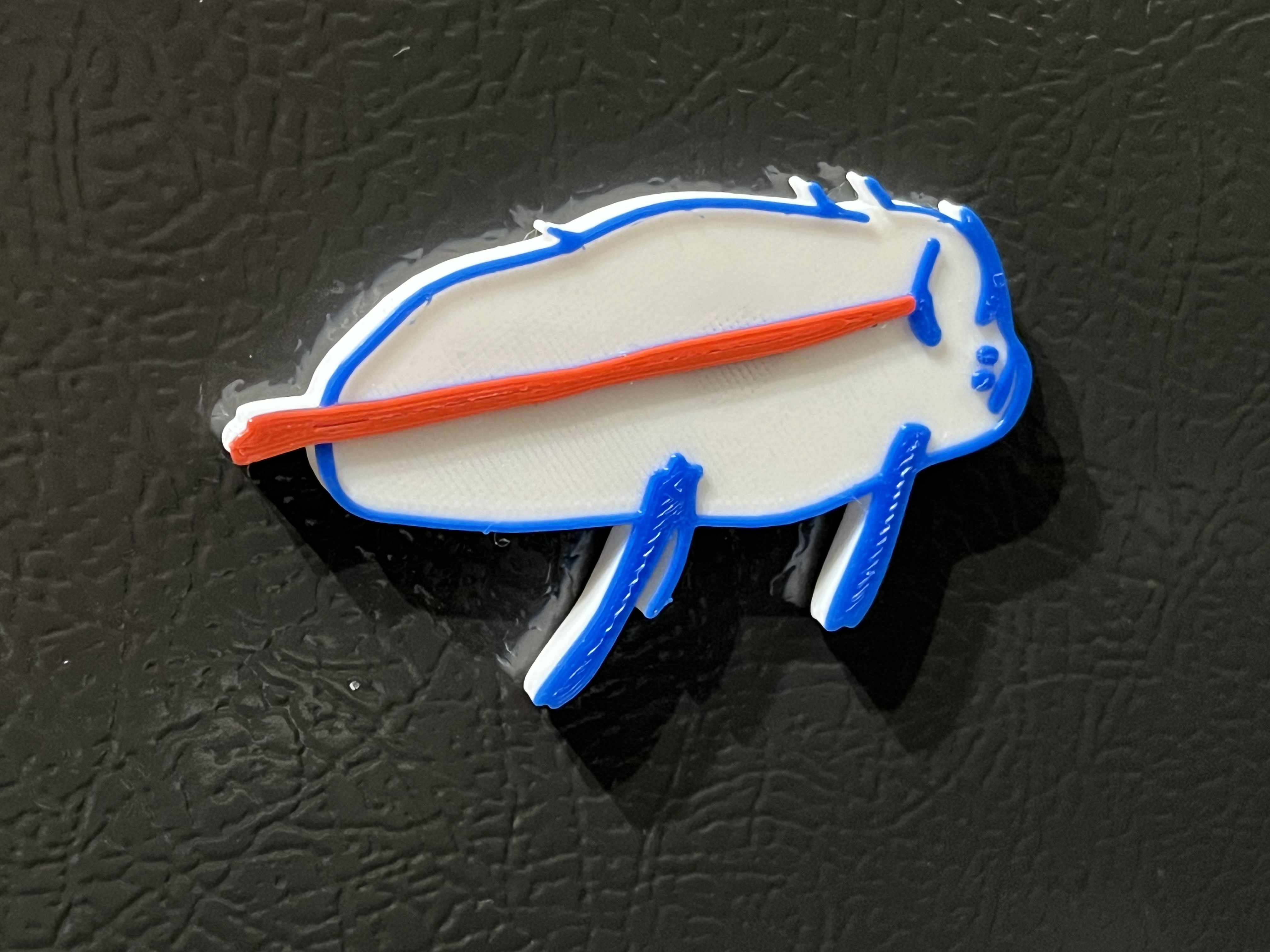 Buffalo Bills Potato Magnet as drawn by Josh Allen