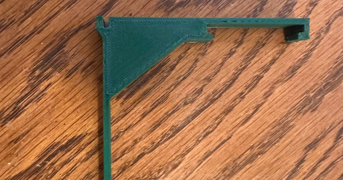 Vertical Blind Headrail Cover Holder by Micah Focht Download free STL