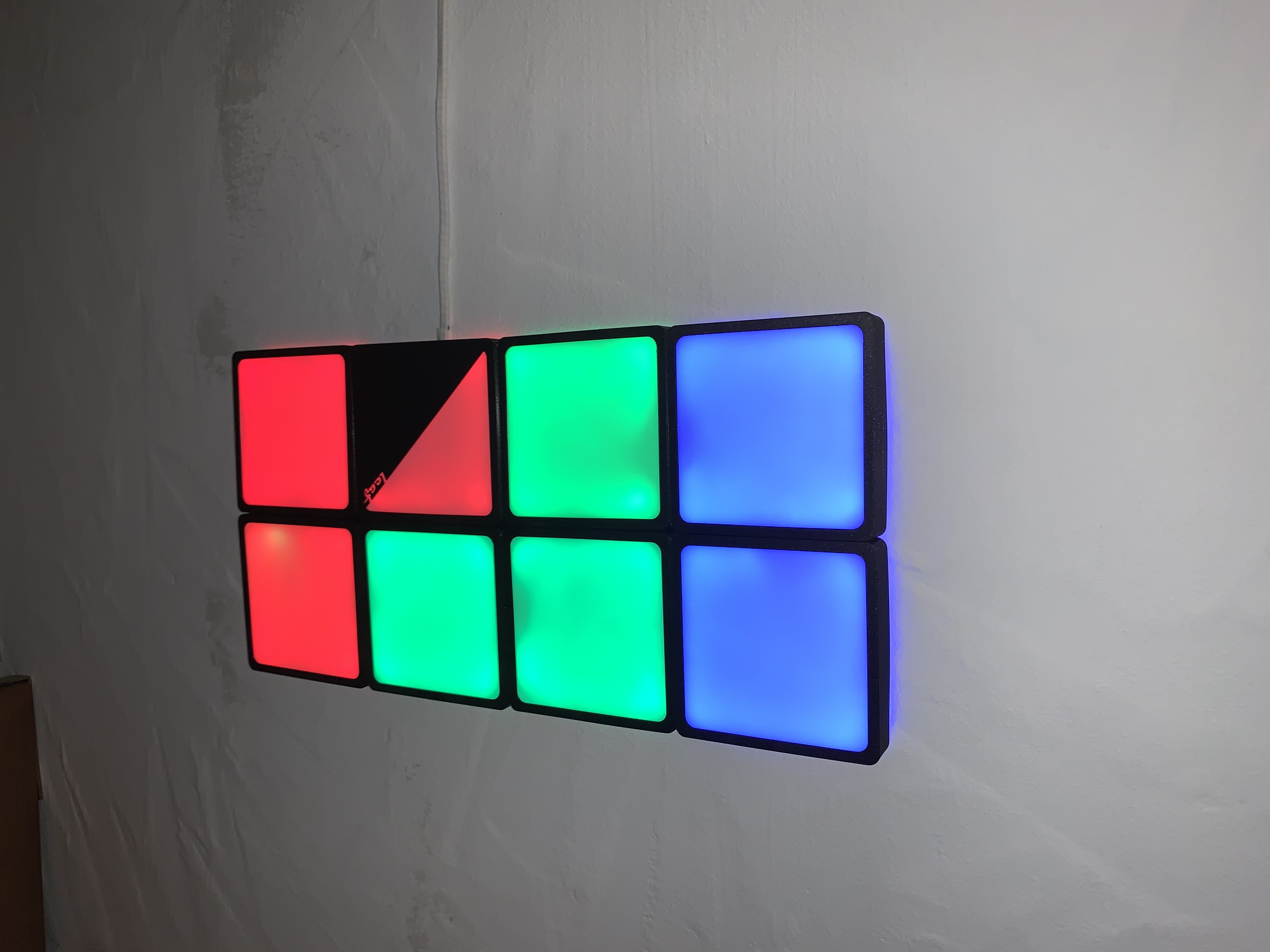LED Light Wandbeleuchtung inkl. Abdeckung aus Polycvarbonat