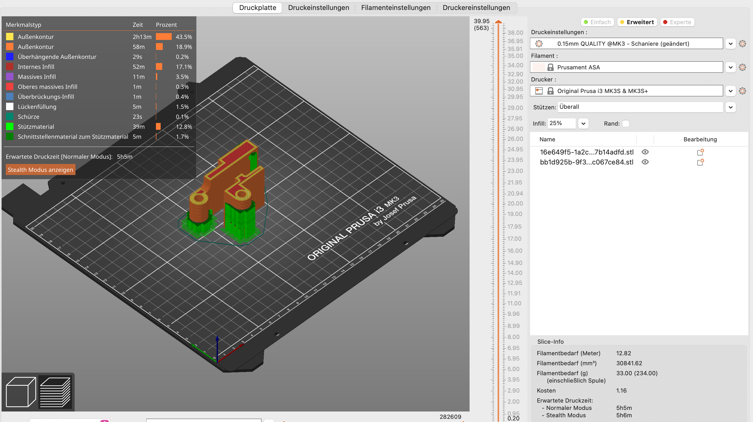 40x40mm Alu Extrusion Hinge Door by Florian | Download free STL model ...