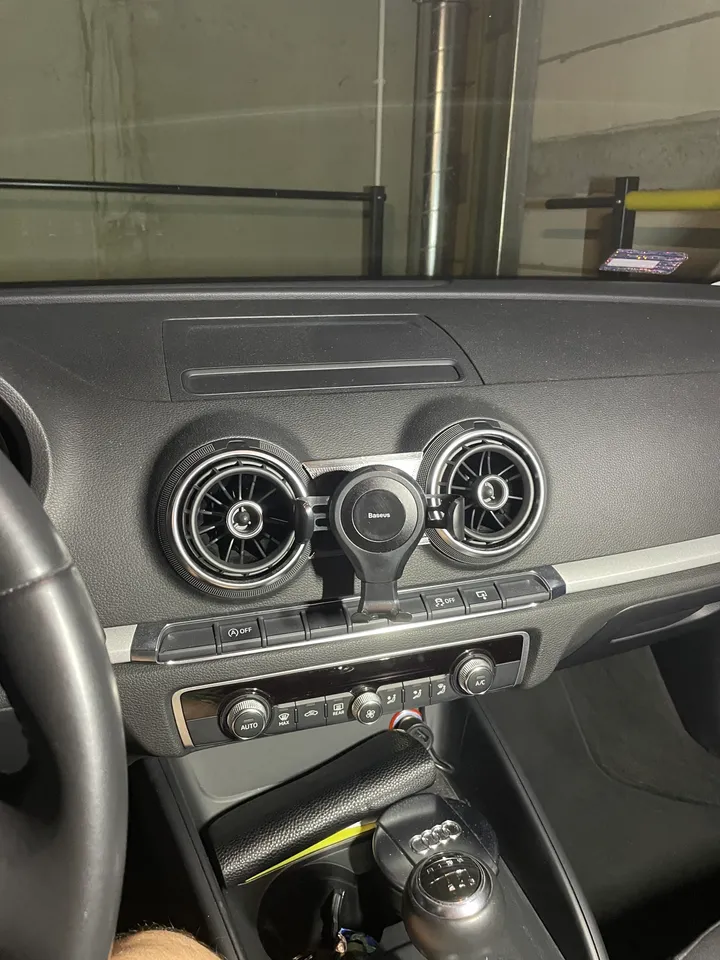 Audi A3 8V phone holder adapter mid-vents by tuJaros, Download free STL  model