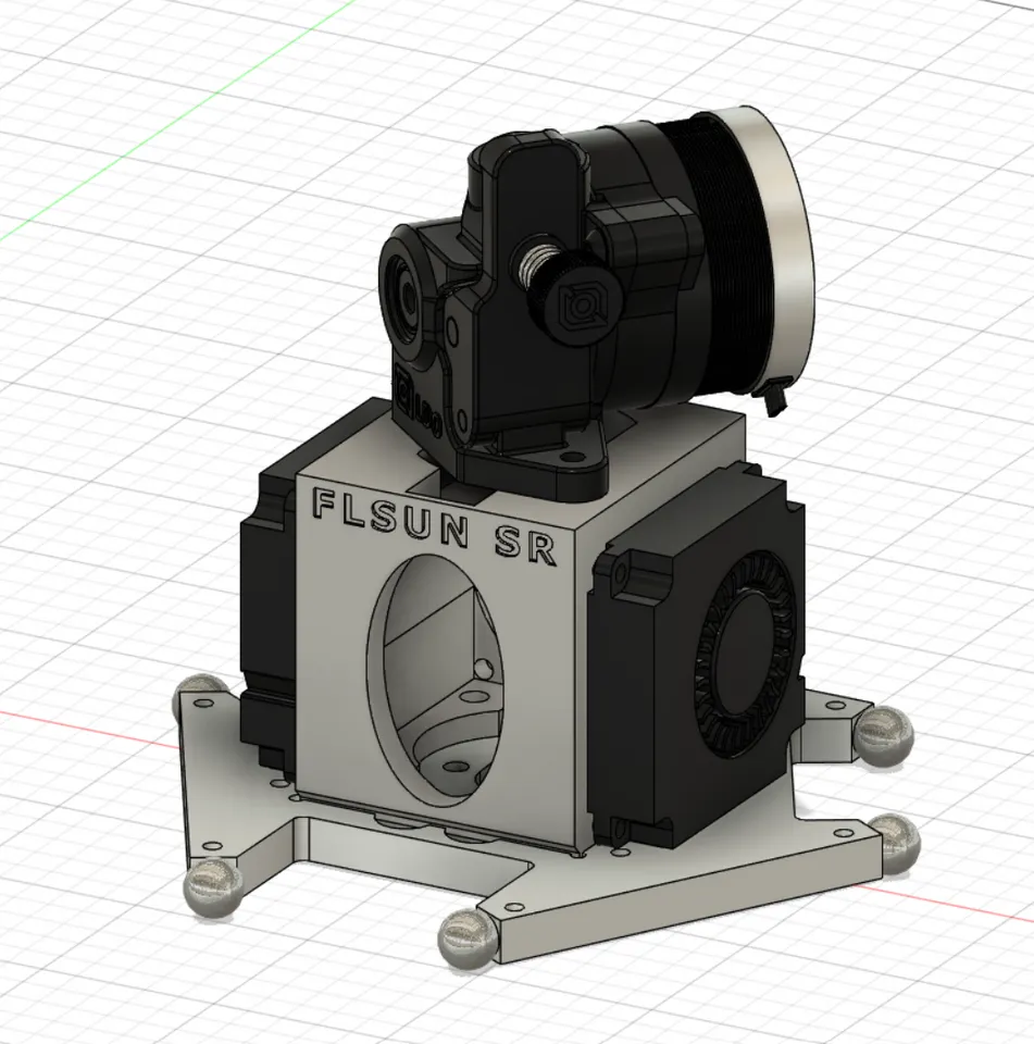 Flsun SR Upgrades I've designed : r/FLSUNDelta