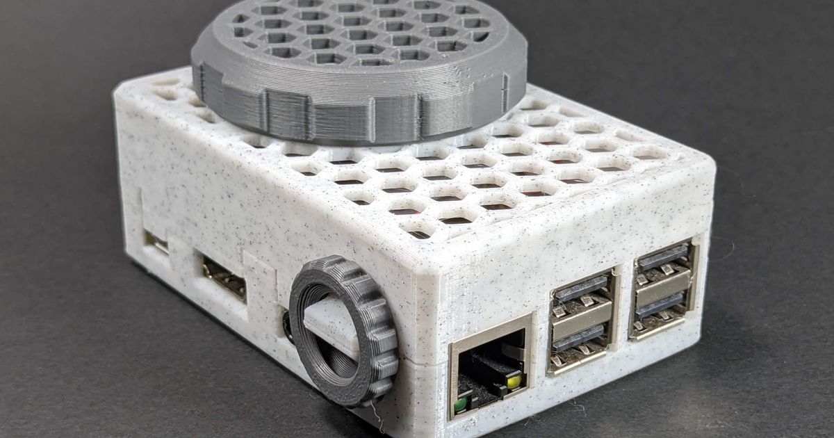 815 Pi3B Hex Breezy Case by Clockspring | Printables Store