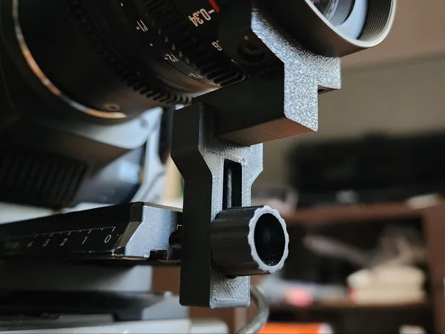 Lens support. DJI RS3 pro + Meike prime lens + BMPCC 6k pro
