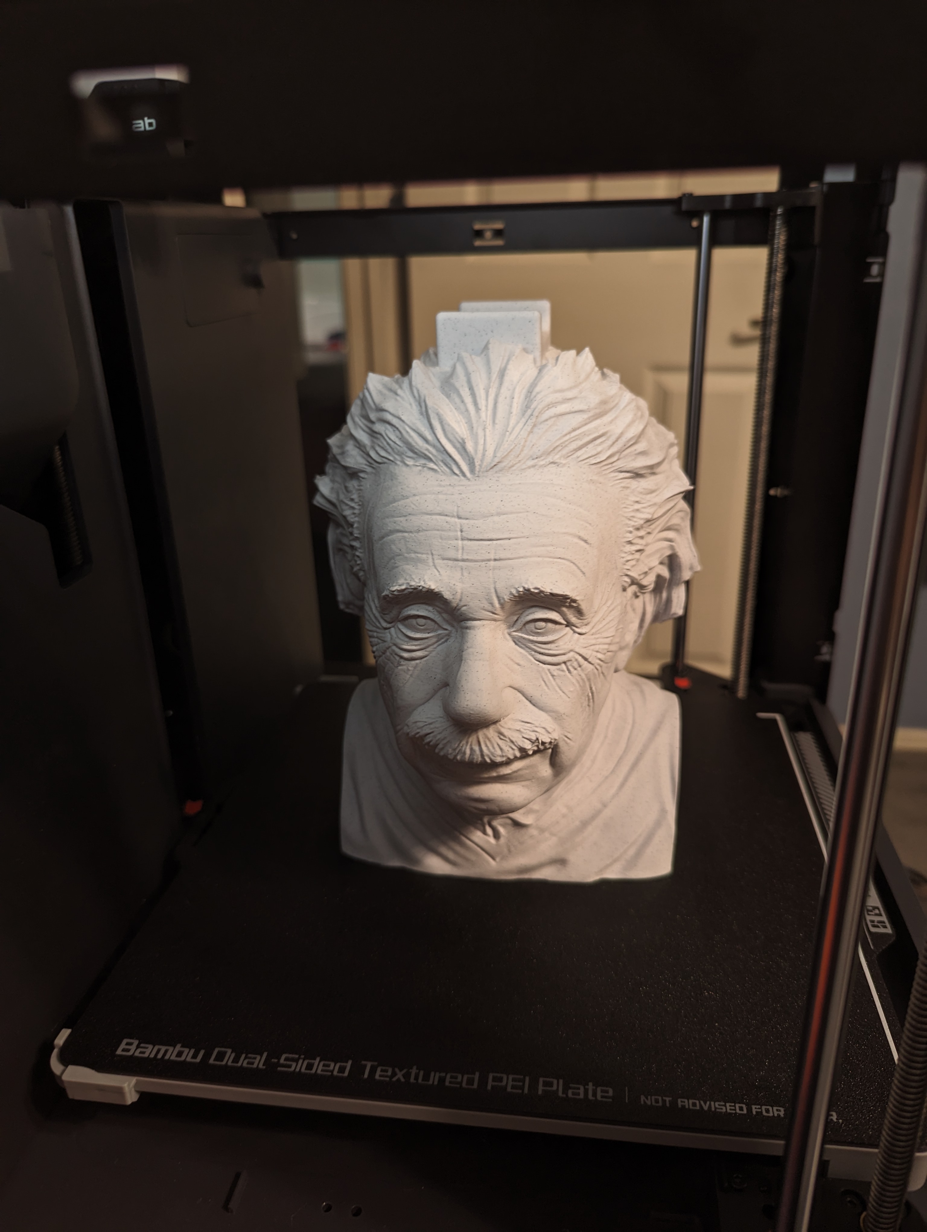 Miniatura 4 do modelo 3D Albert Einstein Headphone Stand - Support Free
