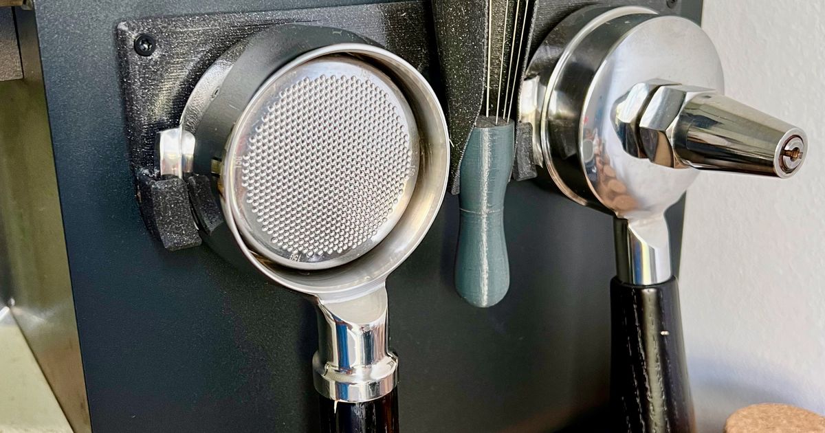 Decent Espresso Portafilter Rack by UloPe Download free STL model