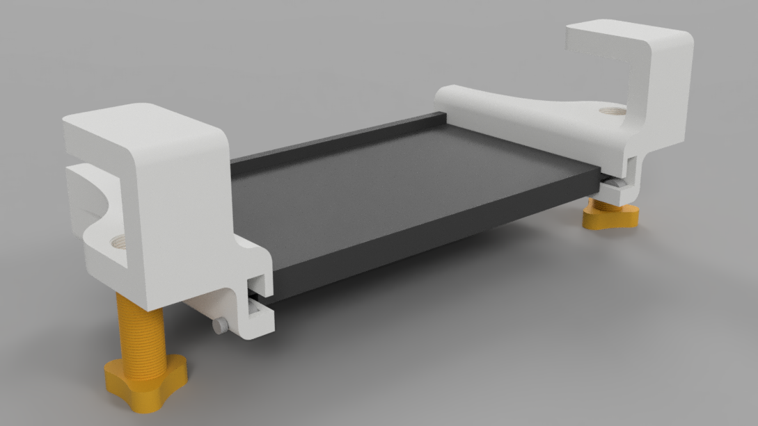Clamp-On Keyboard Desk