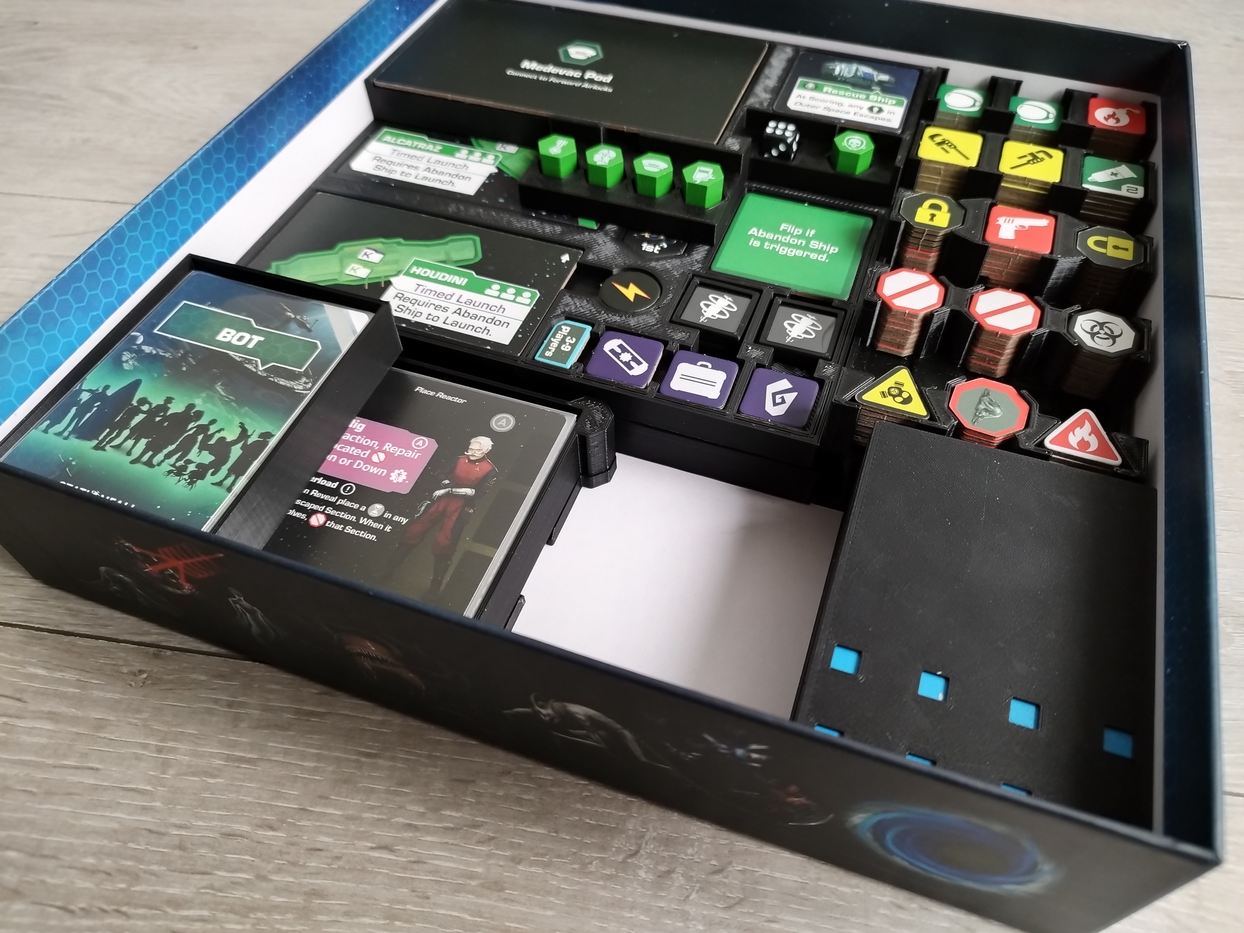 Miniatura 23 do modelo 3D Stationfall boardgame storage solution / organizer / insert