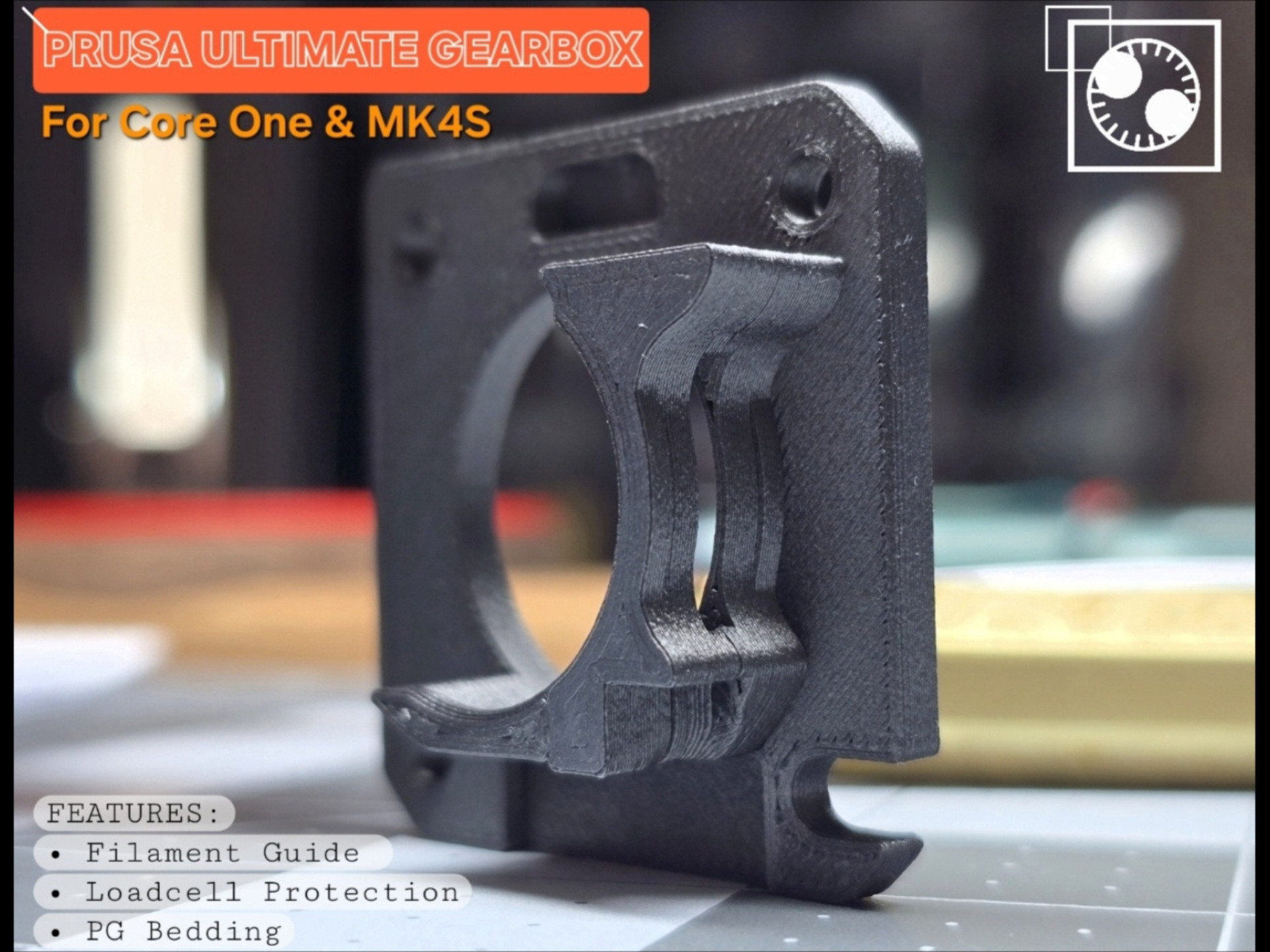 Prusa Ultimate Gearbox (QoL Upgrades)