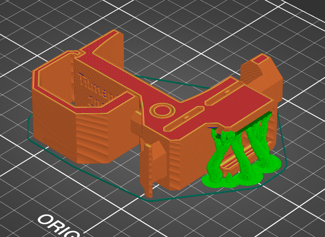 PrintInPlace Power Strip Holder (EU) by Marmoset Threat Download