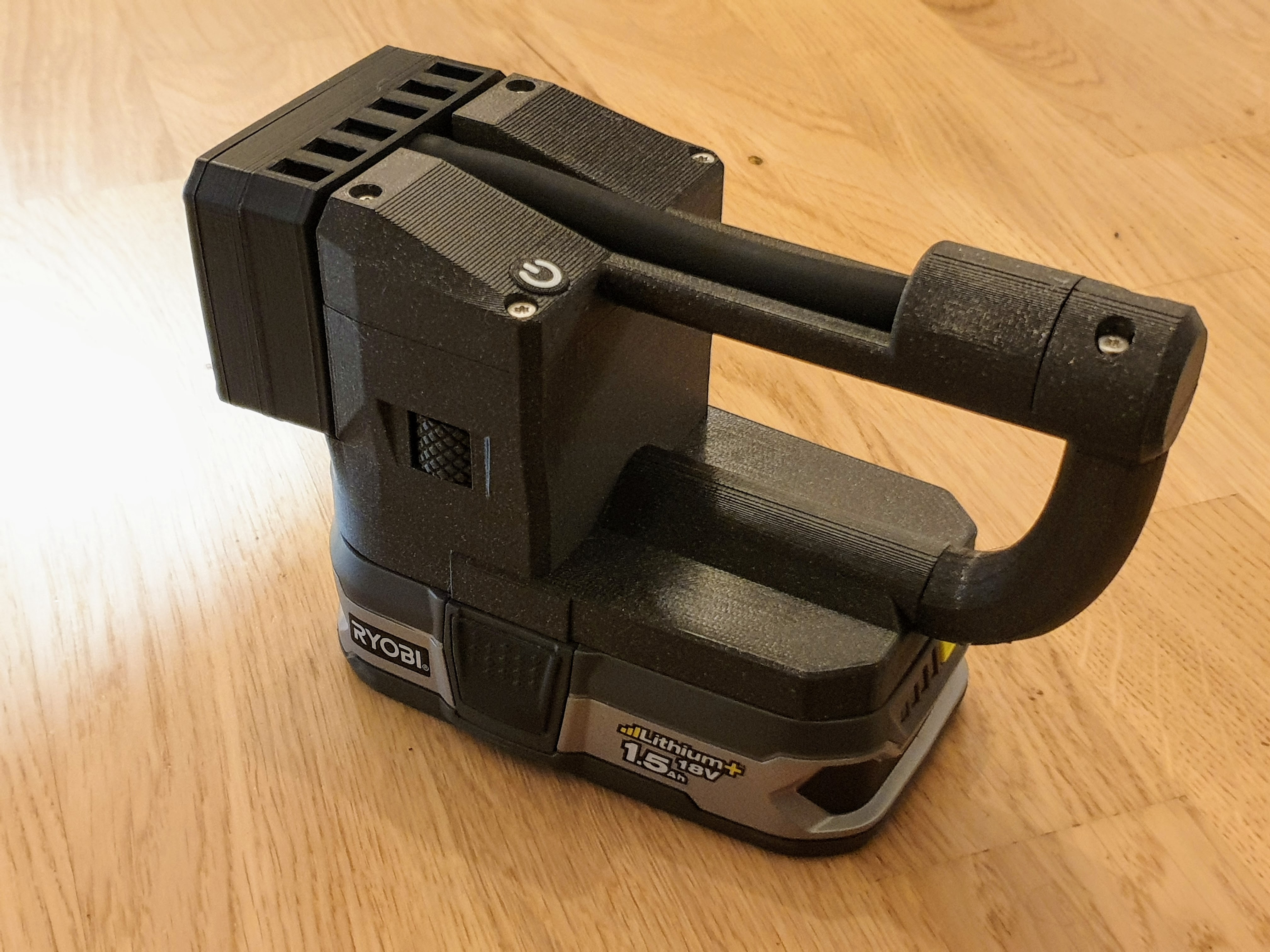 Miniatura 2 do modelo 3D Ryobi compatible 1200lm work lamp