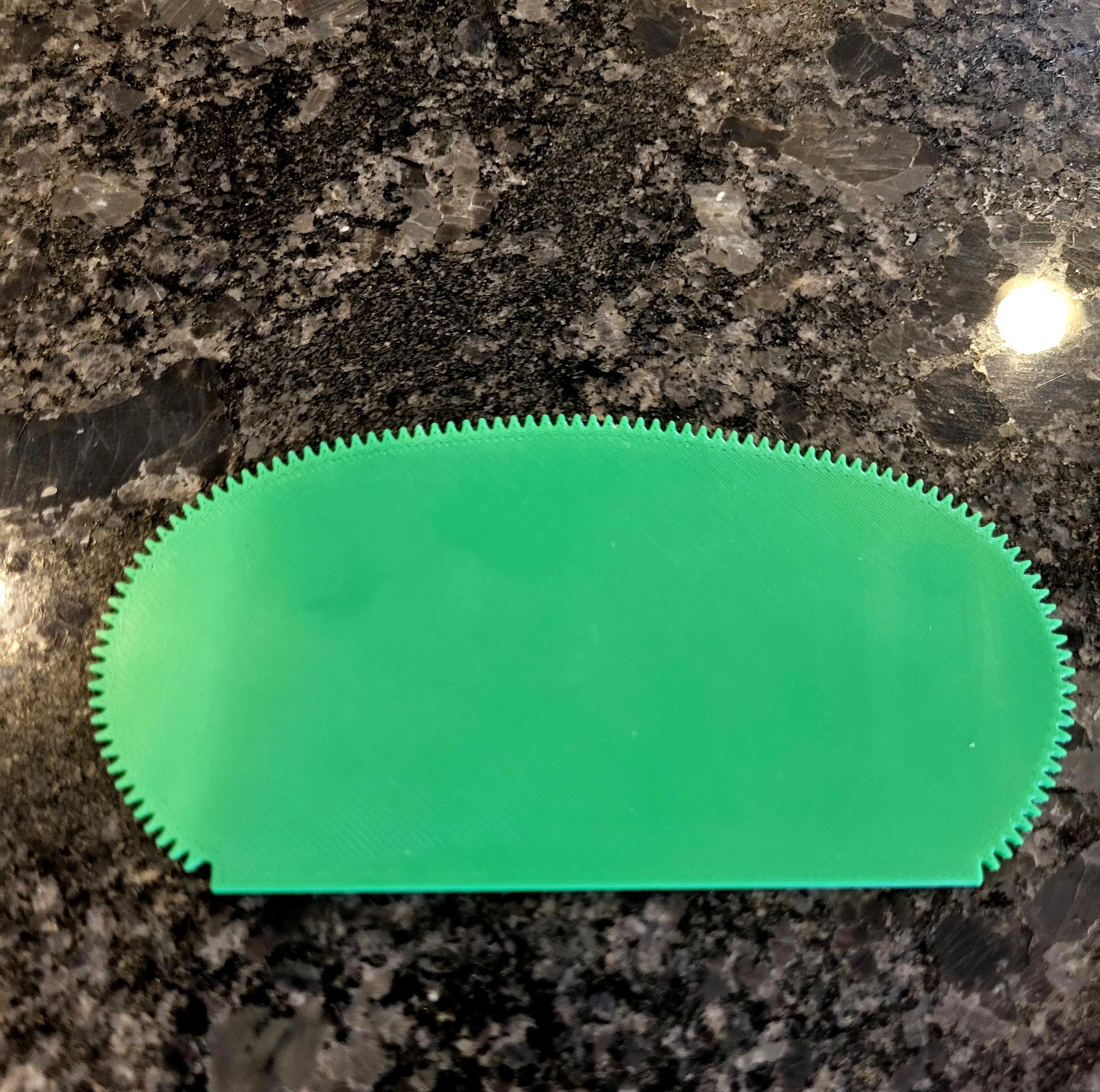 serrated rib for ceramics /pottery