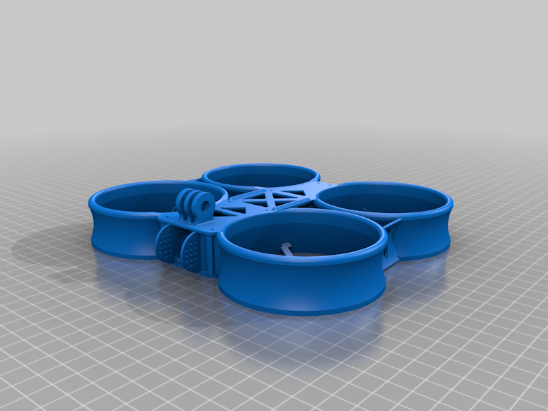 CinePunk3 r2 - printed Cinematic quadcopter frame