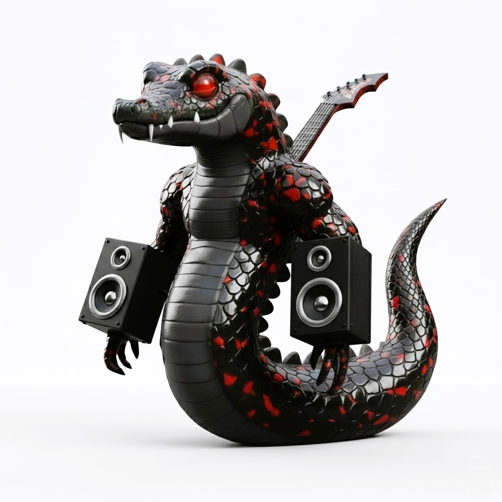 Hybrid Creature - Rockaconda