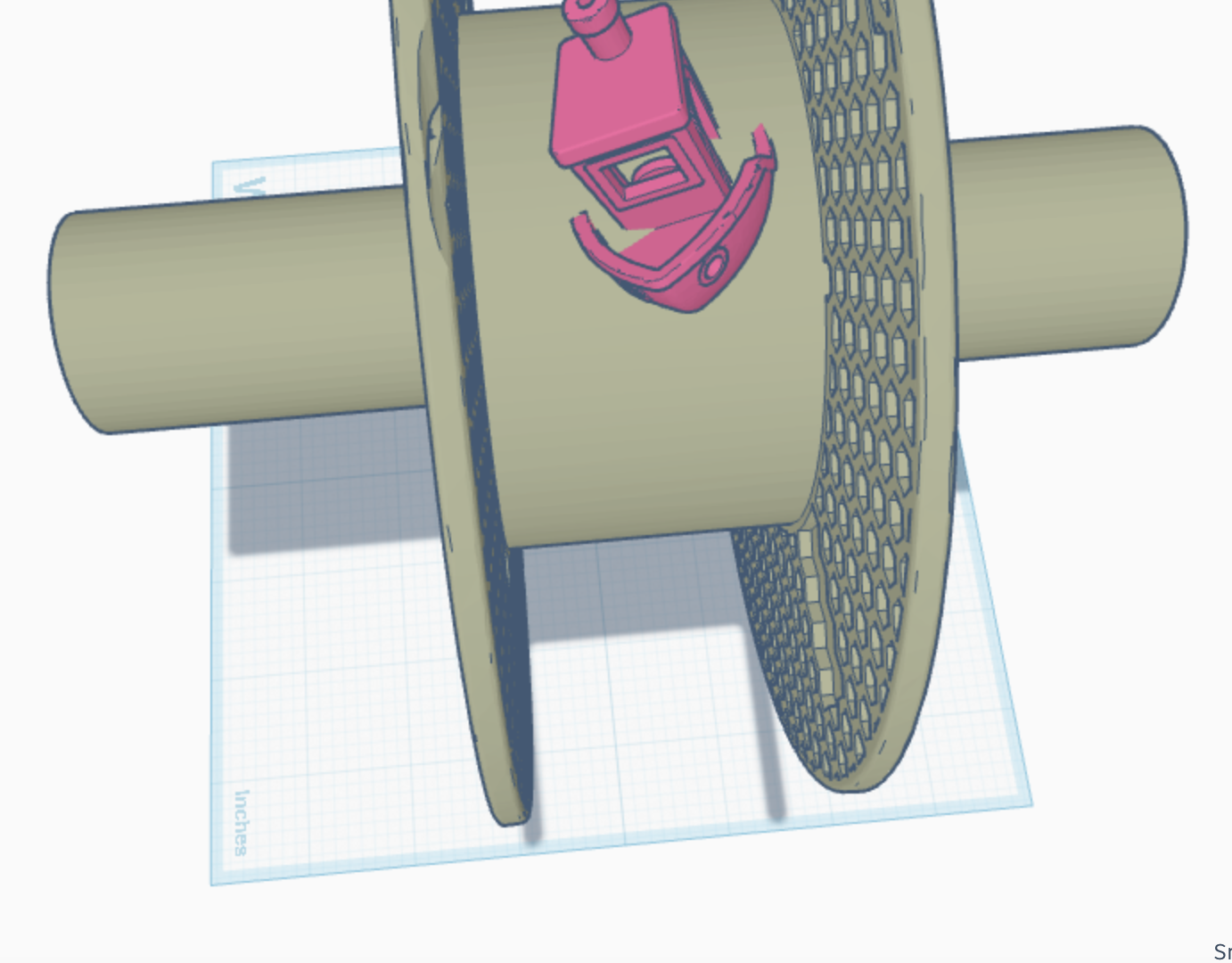 spool roller 3D model by cool guy