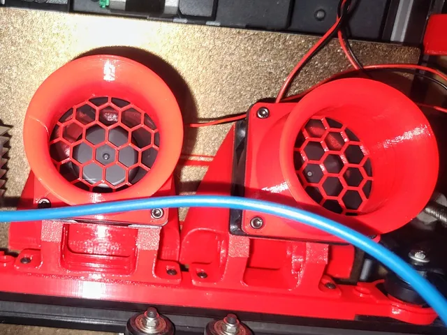 60mm fan duct/velocity stack with grill