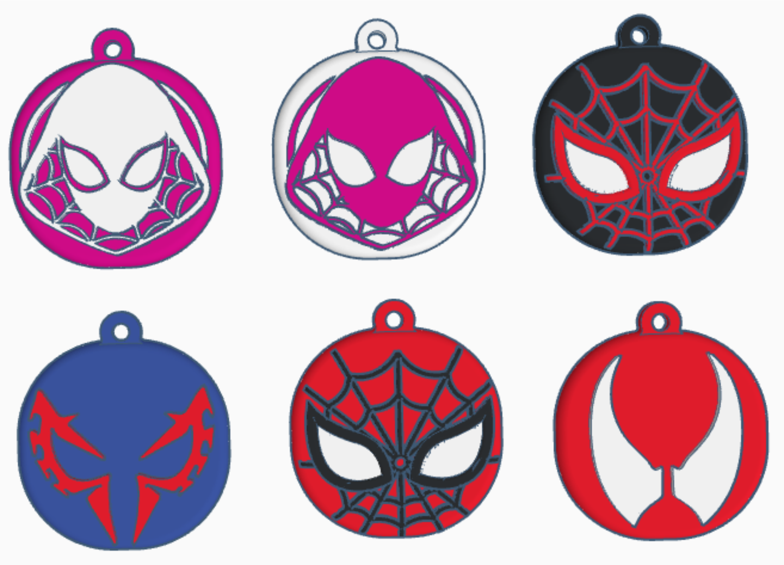 SPIDER MULTIVERSE 6 PERSONAJES