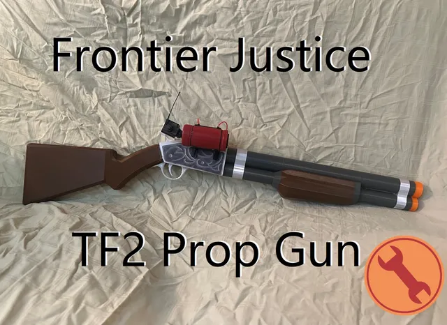 Frontier Justice - 3D Printed TF2 Prop Gun