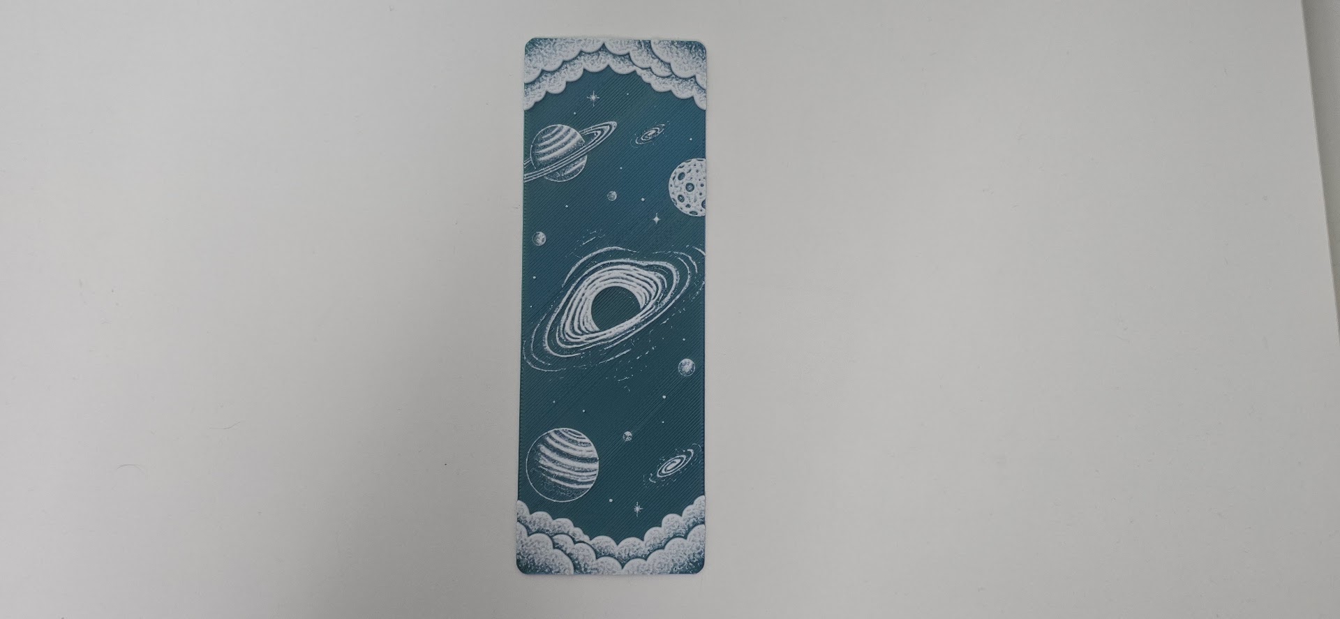 Black Hole Cosmic Galaxy Space Bookmark