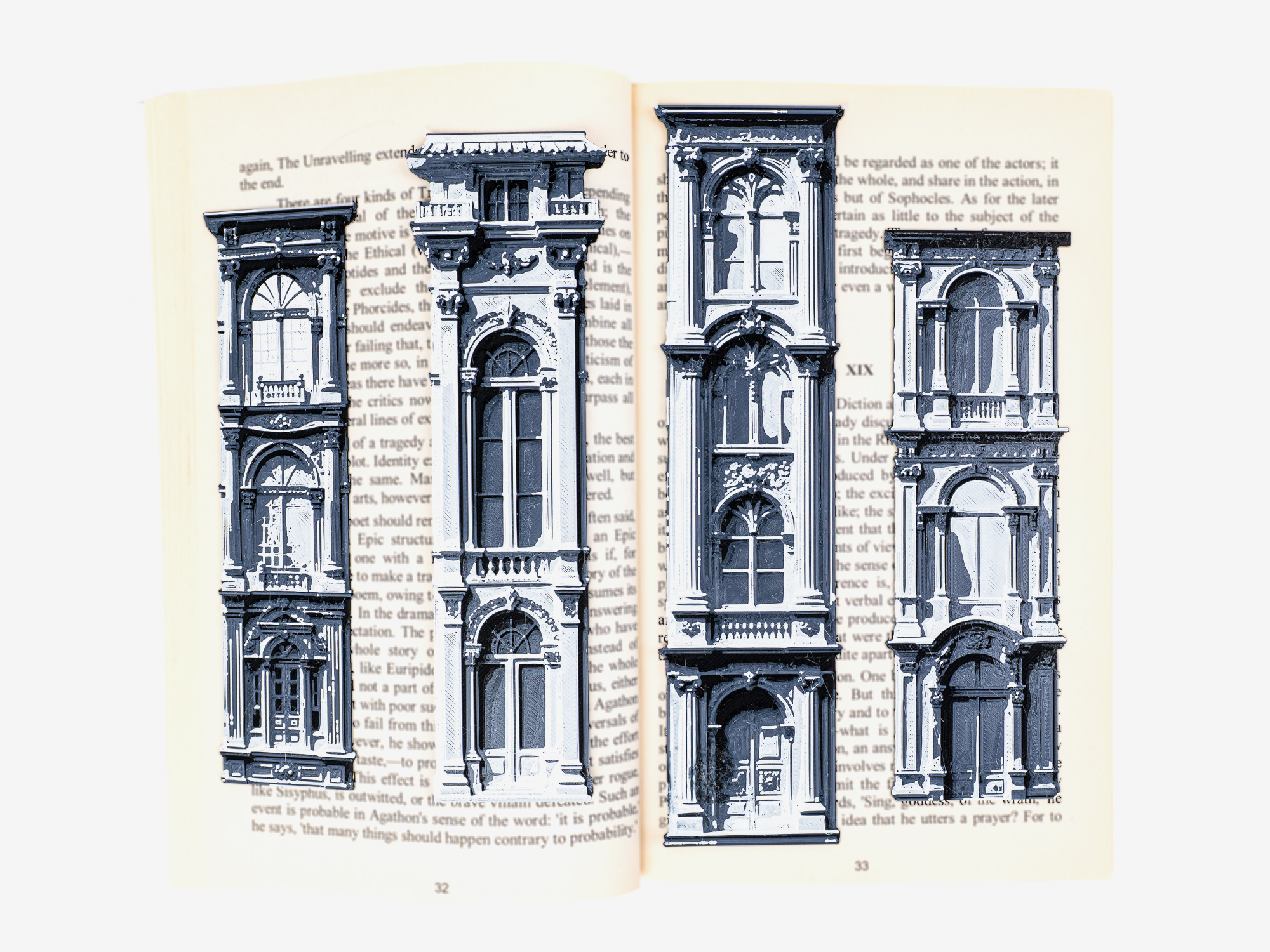 Classical Facade Bookmarks