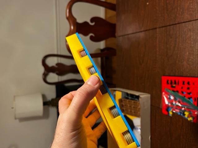 Remixed Ark Nova trays to add magnetic toppers