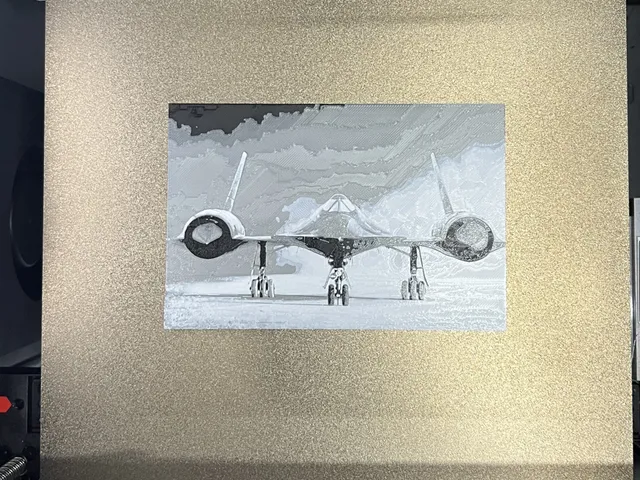 HueForge SR-71 Blackbird