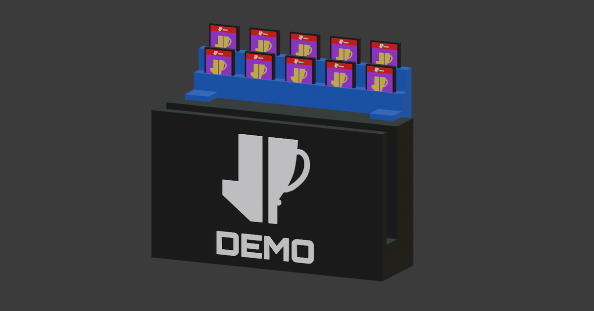 Nintendo Switch Cartridge Clamp by Demothen Designs | Download free STL ...