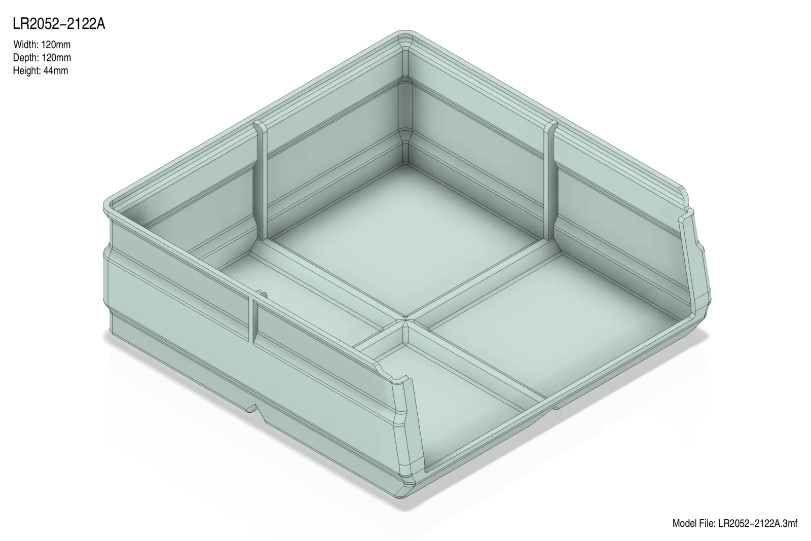 GU Pot Easy Stacker by jameswatts1990, Download free STL model