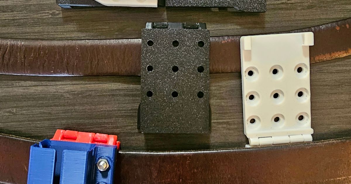 Hek lok A universal printinplace clamping belt attachment system