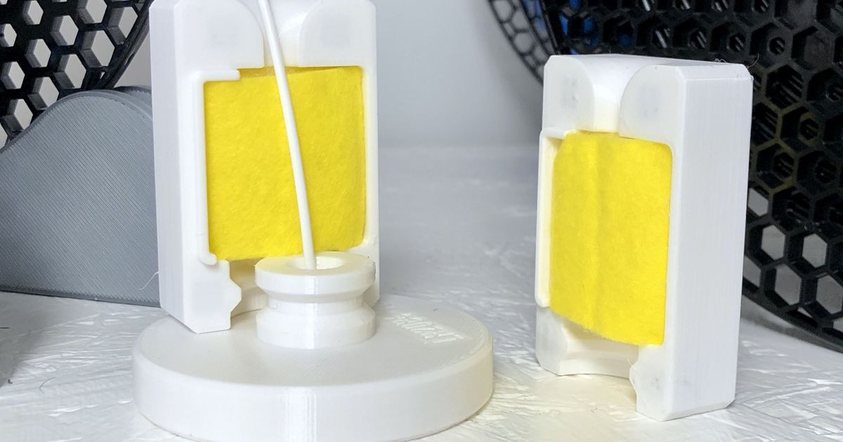 Filament Feeder with Attached Filter by Metikumi | Download free STL ...
