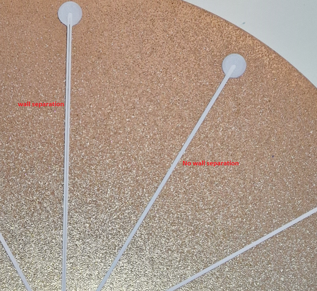 Delta printer wall separation test model - big version