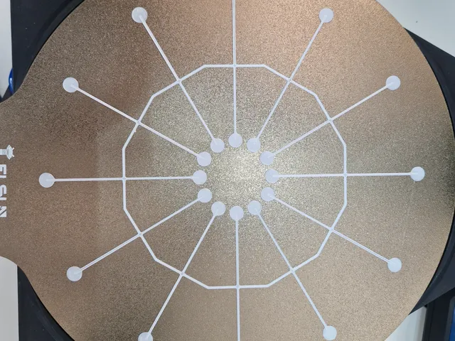 Delta printer wall separation test model - inside and outside version