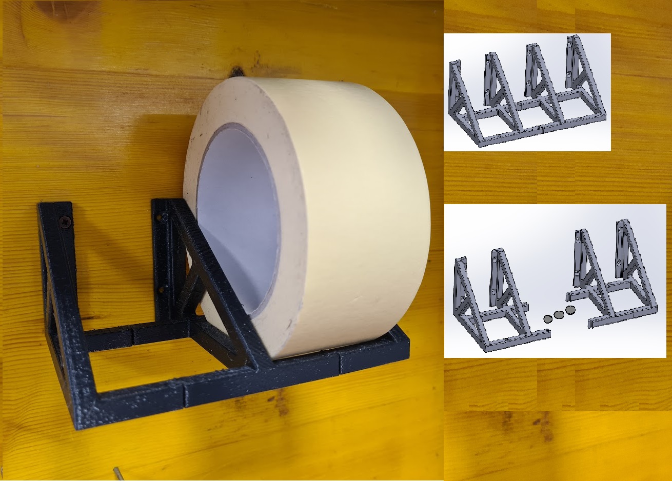 Modular Tape Organizer (Wallmount)
