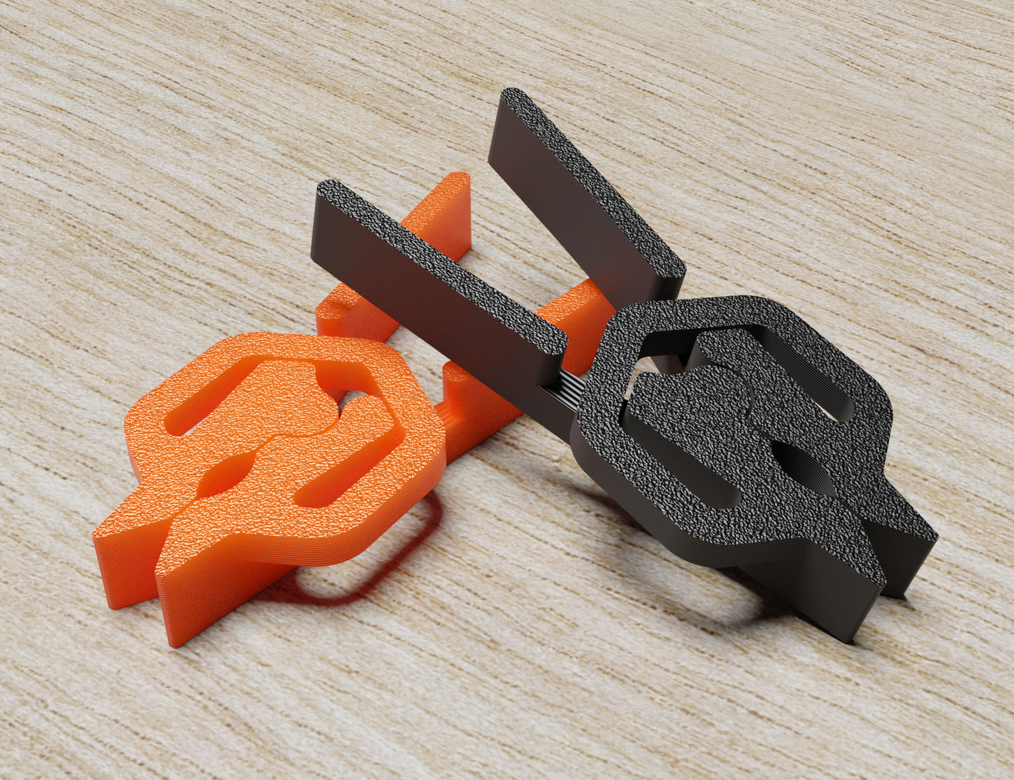Print in place Clothespin/Clamp