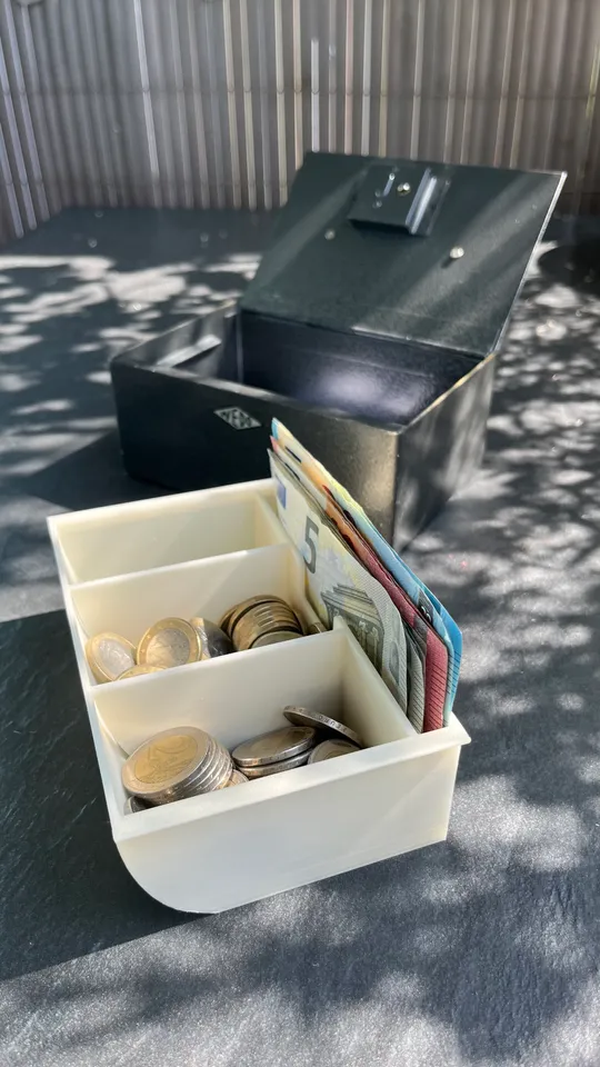 Cash tray insert for WEDO cash box by wenjuk | Download free STL model ...