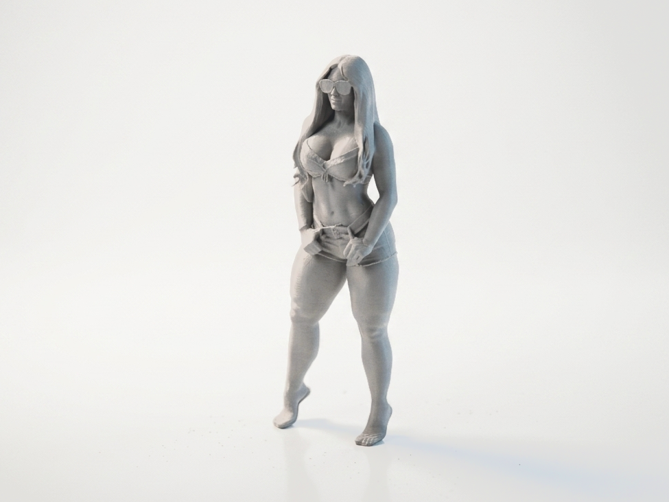 Female Figure Sculpture 3D Printable