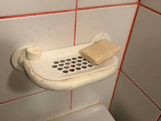 kitchen soap holder (communist bathroom)