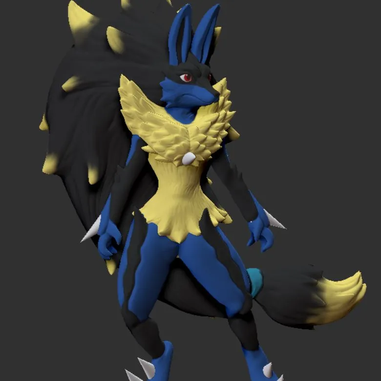 Shiny Lucario  Pokemon pictures, Shiny pokemon, Anime furry