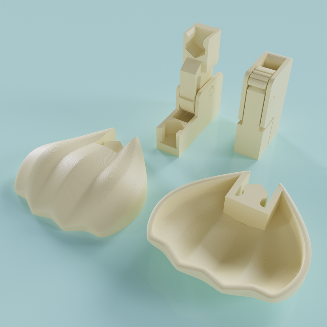 Clam Cam Clamp by Asphalt3D | Download free STL model | Printables.com