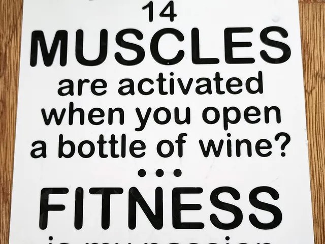Funny Sign - "Did you know that 14 muscles are activated..." dual colour design