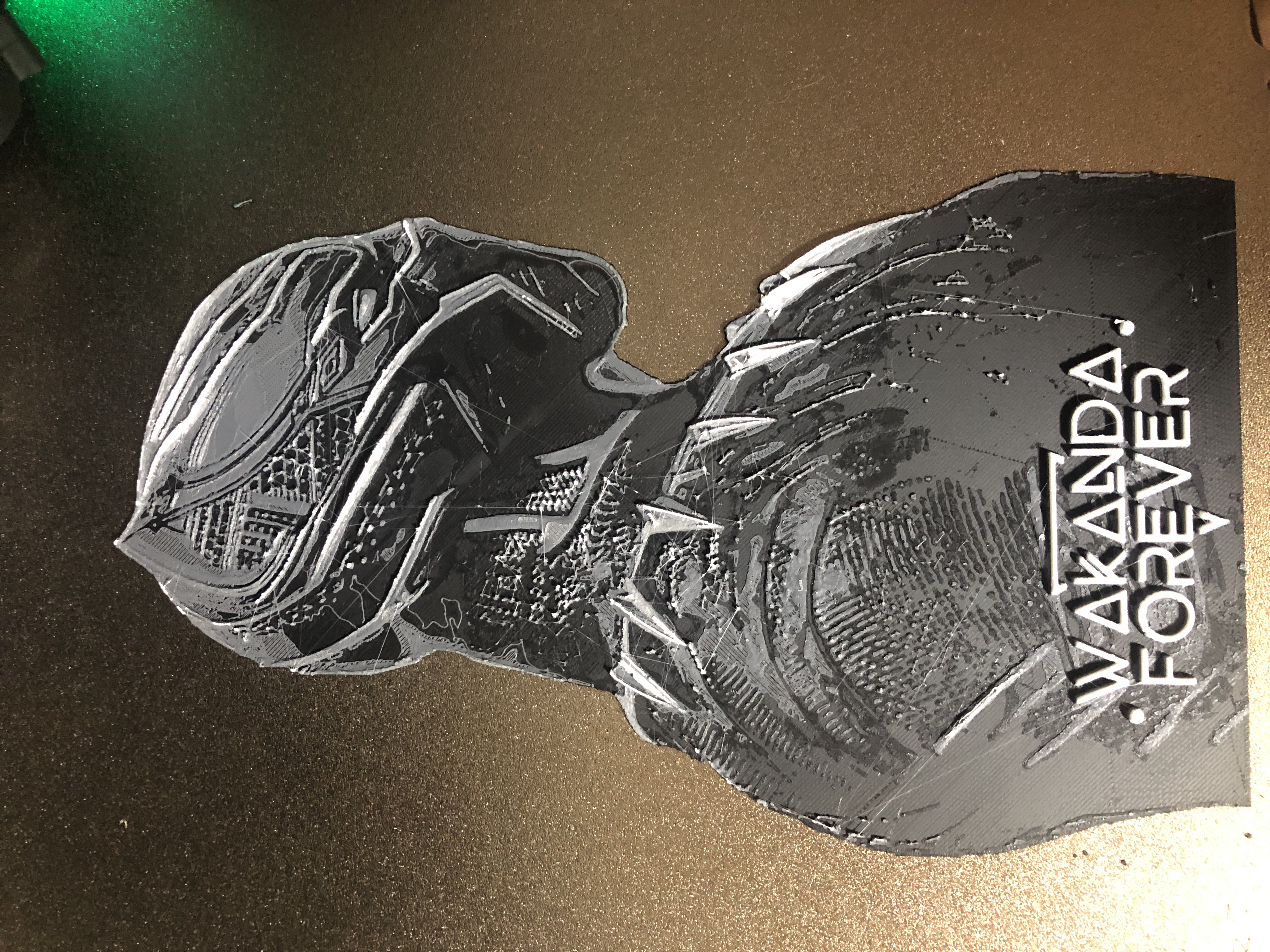 Black Panther Wakanda forever - Hueforge