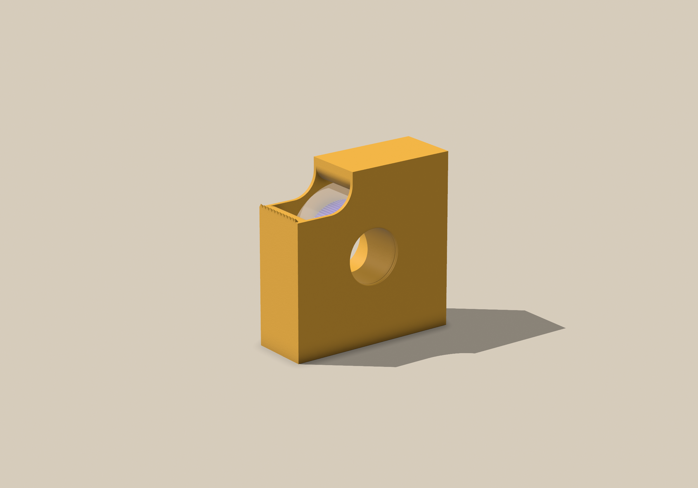 Circle to square_modular tape dispenser