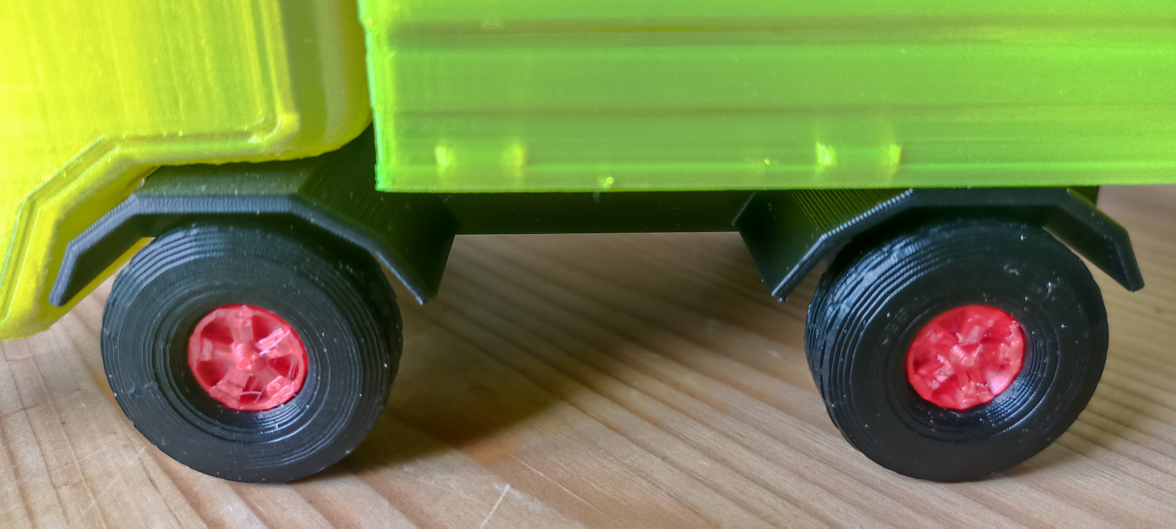 Thinner axles, Wheels for the Kei Truck