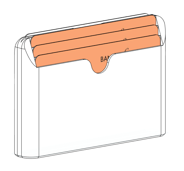 Miniatura 2 do modelo 3D TPU Slim Wallet