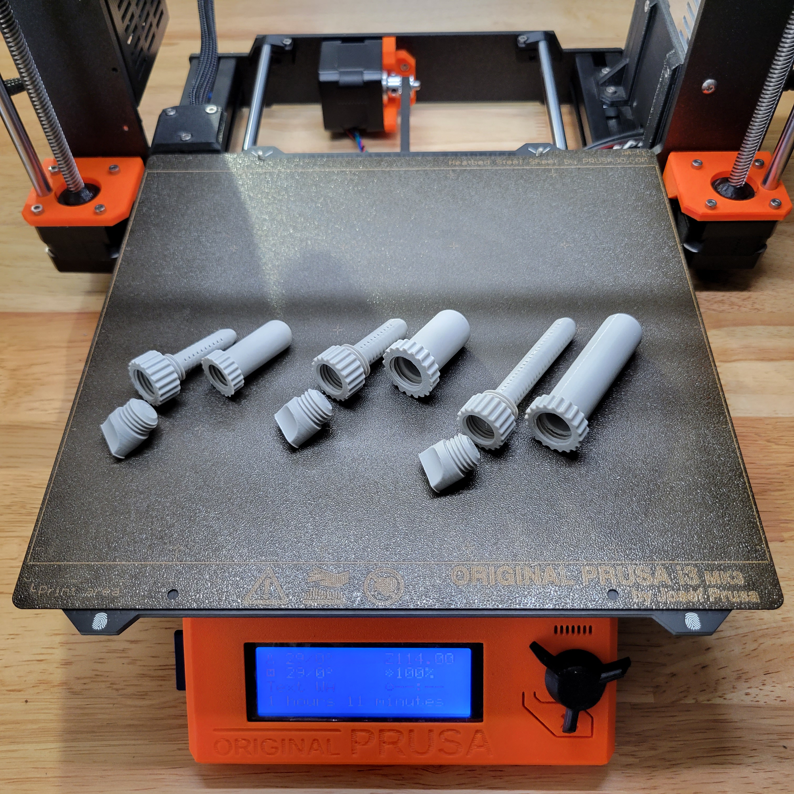 LM10UU, LONG LM10UU (MK4 Z Rod Bearing), & LONG LM10UU CAP 3D model thumbnail