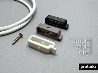 Simple Cable Clip
