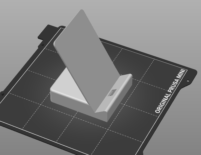 Phone Stand with charging port. by Elyes Download free STL model