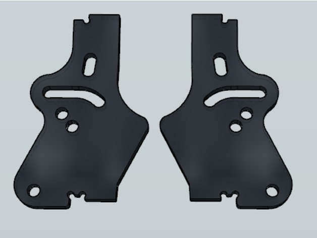 Diatone Roma F5 HD Camera Sideplate Moun Carbon Fiber Version